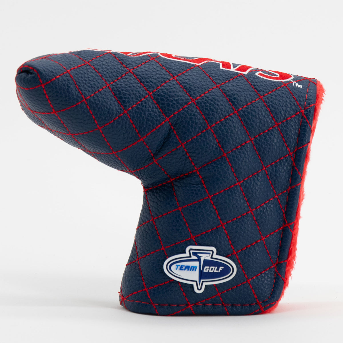 Arizona Wildcats Solid Quilted Blade Putter Cover, back view