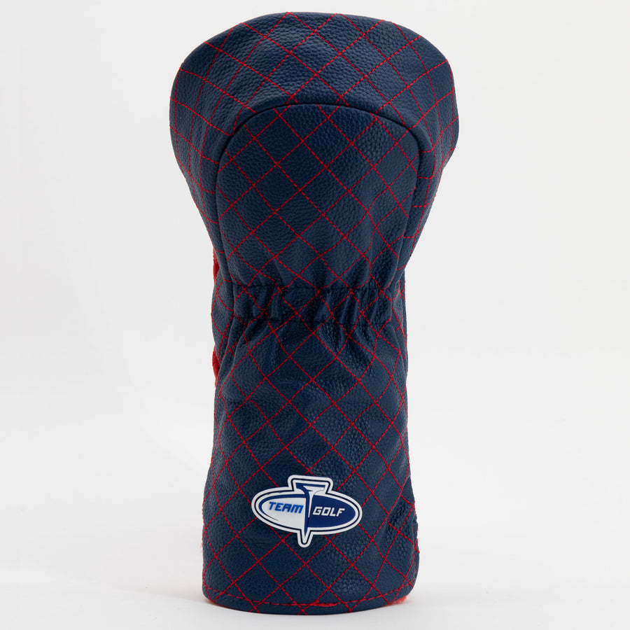 Arizona Wildcats split quilted driver cover, back view