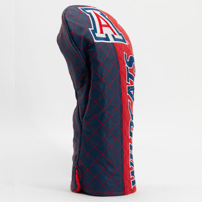 Arizona Wildcats Split Quilted Driver Headcover, angled view