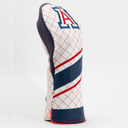 Arizona Wildcats Striped Quilted Driver Headcover, angled view