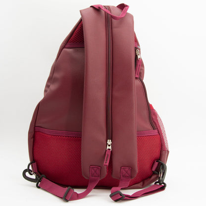 Arizona State Sun Devils PU leather backpack by Team Golf, view 2