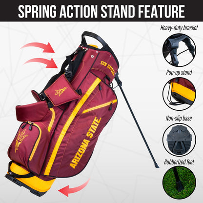 Arizona State Sun Devils Fairway Stand Bag - Image 5 - Club Rehab