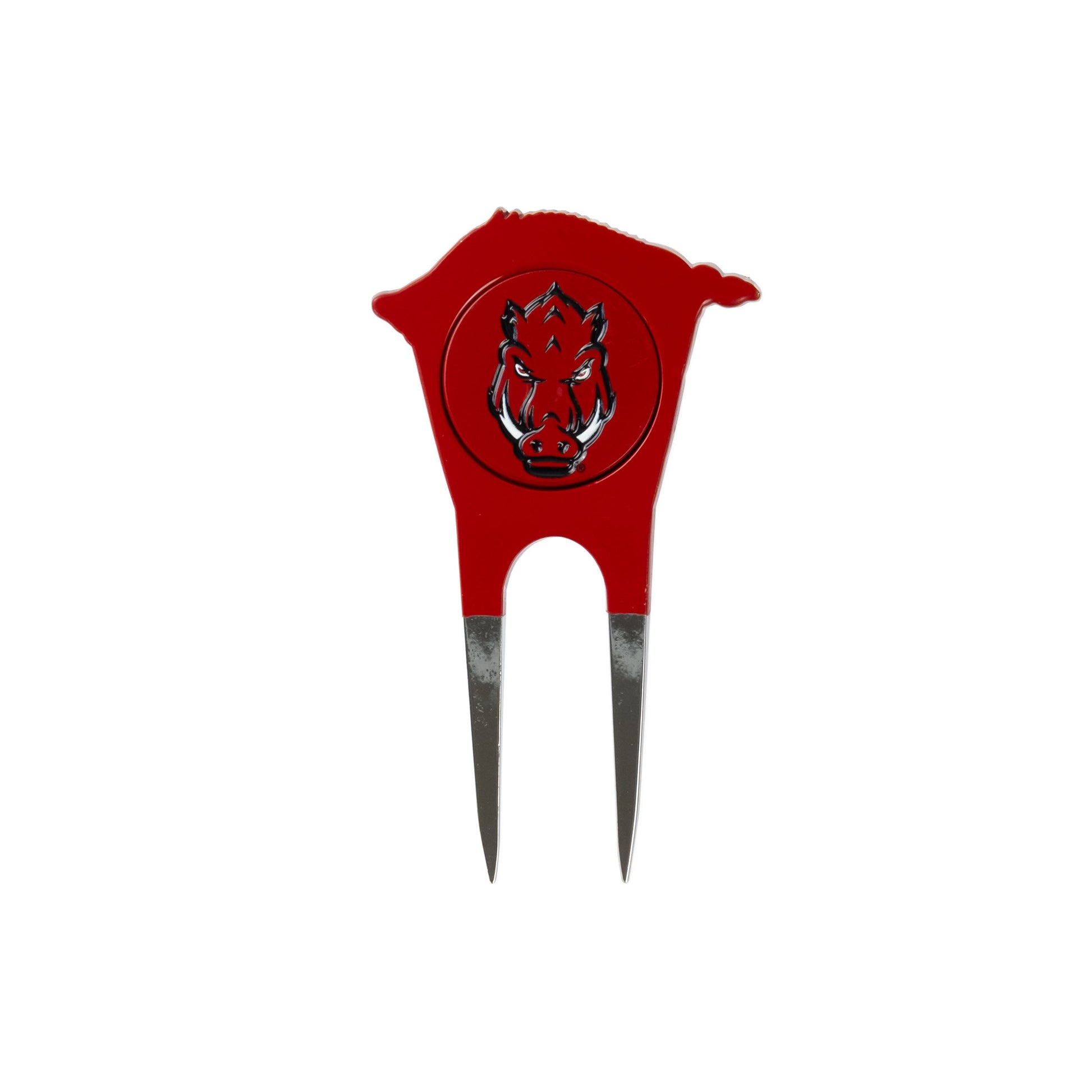 Arkansas Razorbacks Custom Shaped Divot Tool - Image 2 - Club Rehab