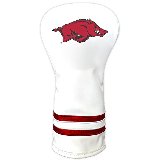 Arkansas Razorbacks Vintage Golf Headcovers – White
