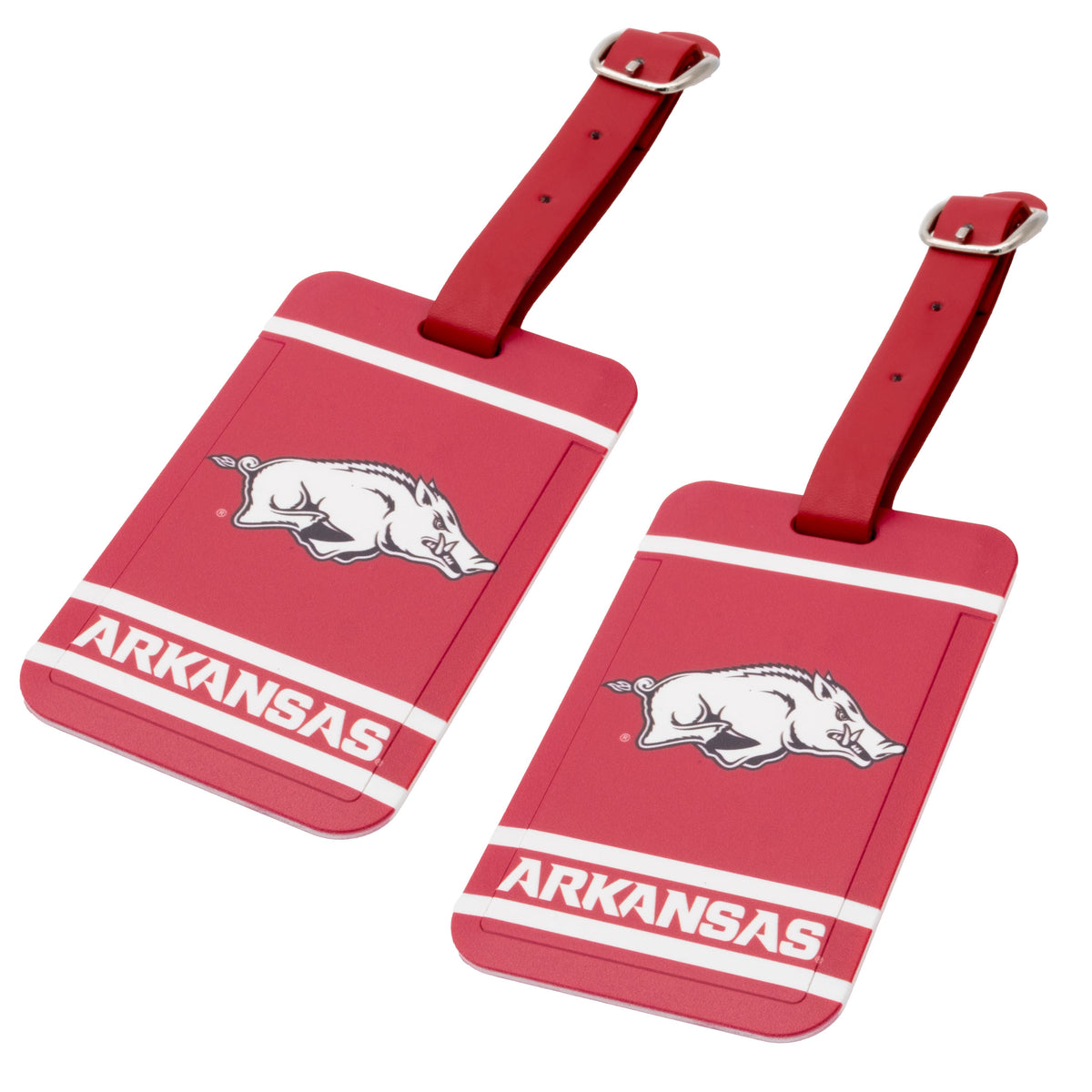 Arkansas Razorbacks plastic golf bag tag by Team Golf, product photo 4