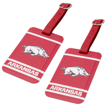 Arkansas Razorbacks plastic golf bag tag by Team Golf, product photo 4