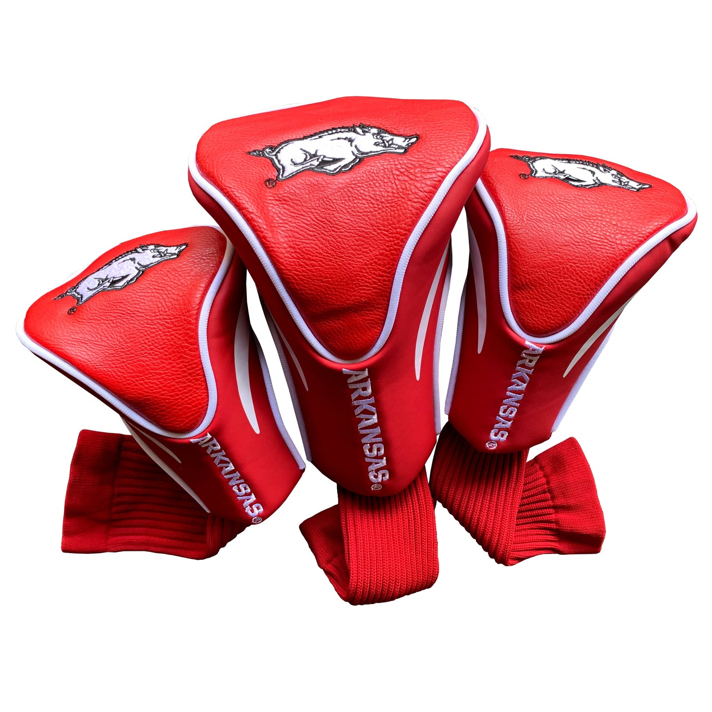 Arkansas Razorbacks 3 Pack Contour Sock Headcovers - Club Rehab