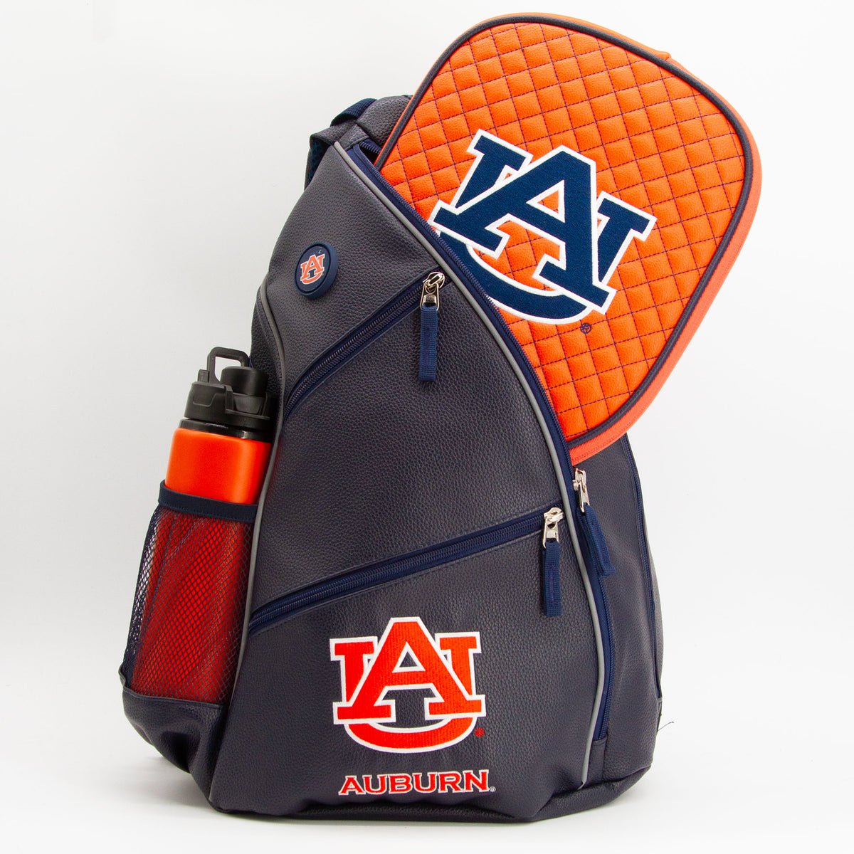 Auburn Tigers PU leather backpack by Team Golf, view 6