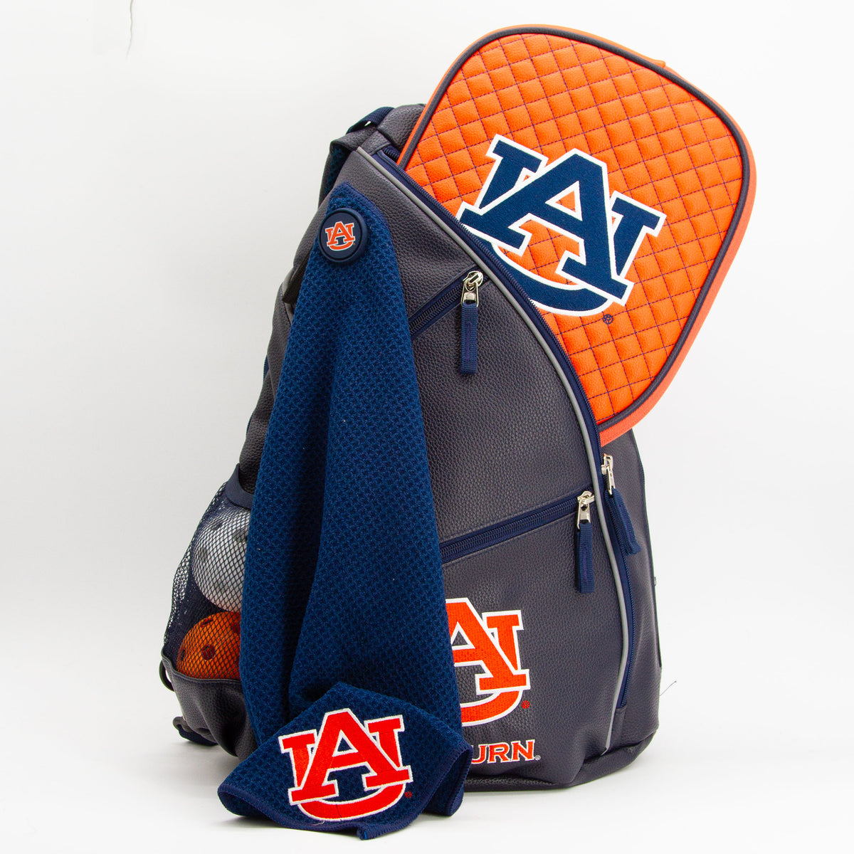 Auburn Tigers PU leather backpack by Team Golf, view 7