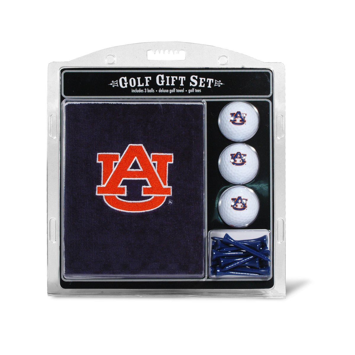 Auburn Tigers Embroidered Towel Golf Gift Set