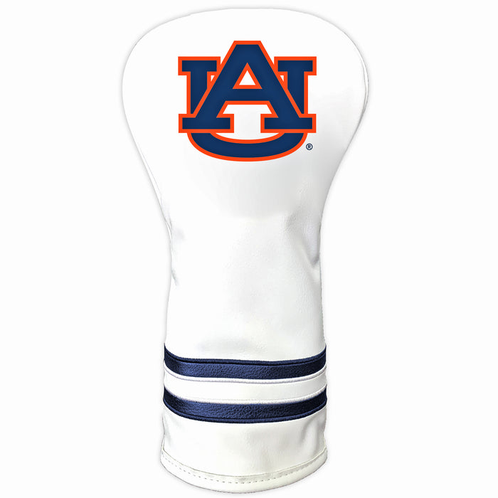 Auburn Tigers Vintage White Printed Driver Headcover