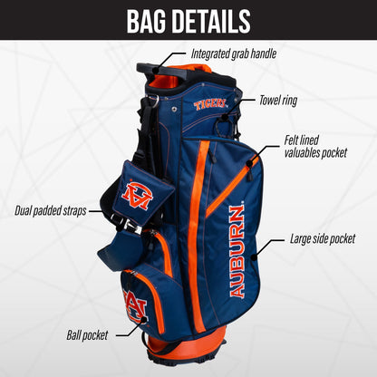 Auburn Tigers Fairway Stand Bag - Image 3 - Club Rehab