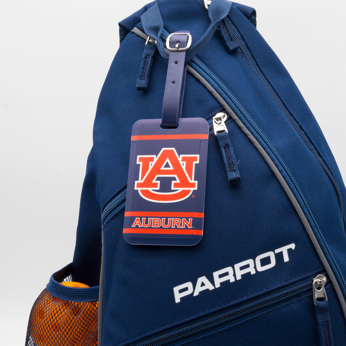 Auburn Tigers plastic golf bag tag by Team Golf, product photo 3