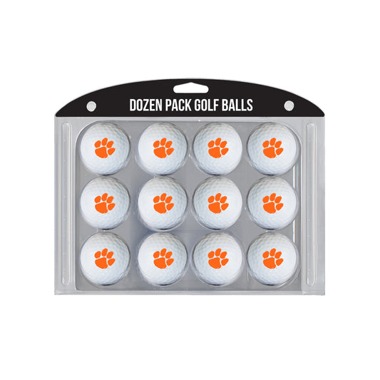 Clemson Tigers logo golf balls, 12 pack