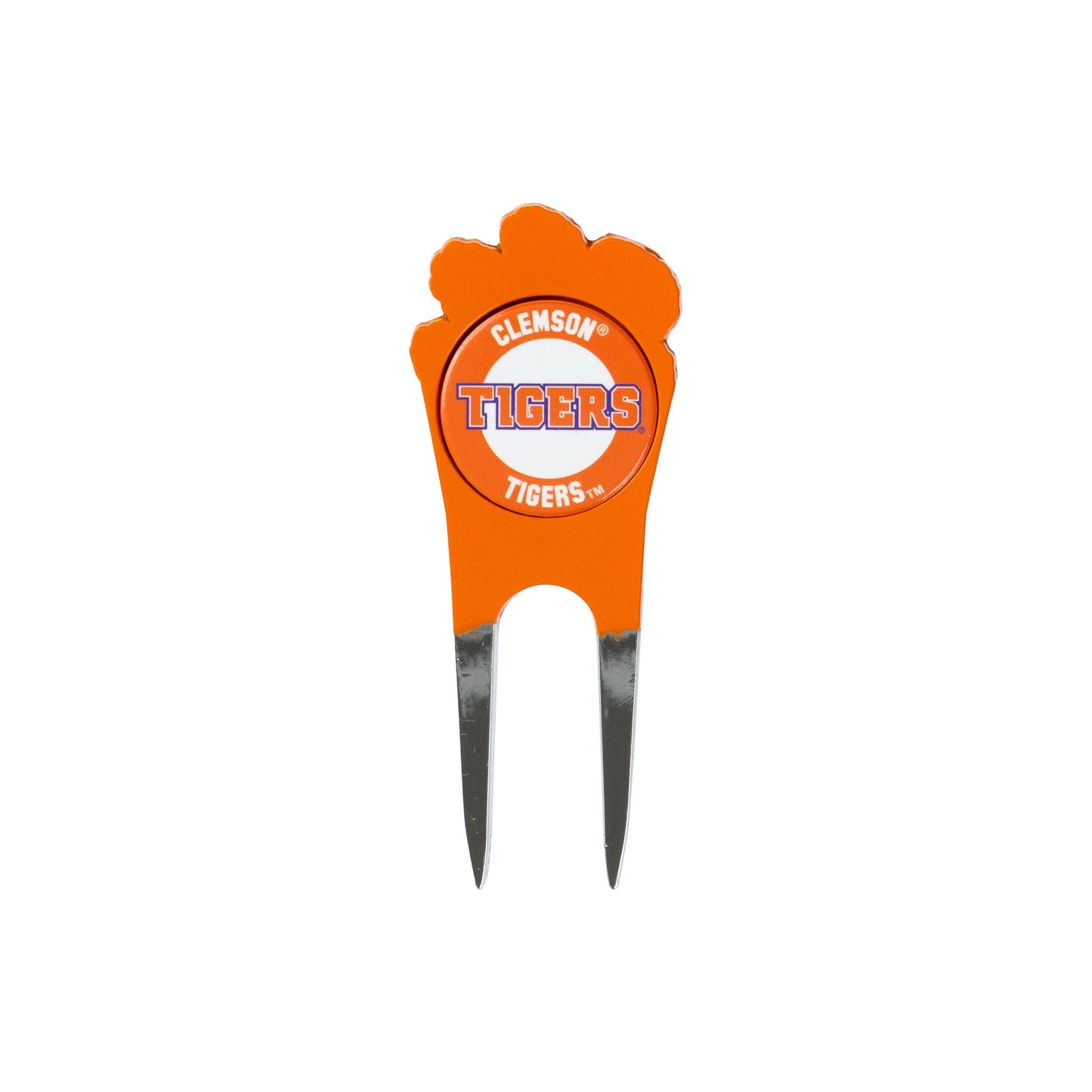 Clemson Tigers Custom Shaped Divot Tool - Image 2 - Club Rehab