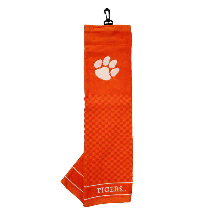 Clemson Tigers embroidered golf towel