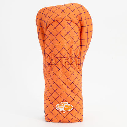 Clemson Tigers Split Quilted Fairway Headcover, back view