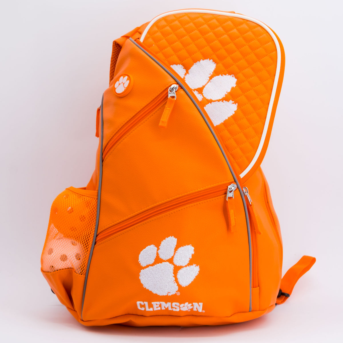 Clemson Tigers PU leather backpack by Team Golf, view 6