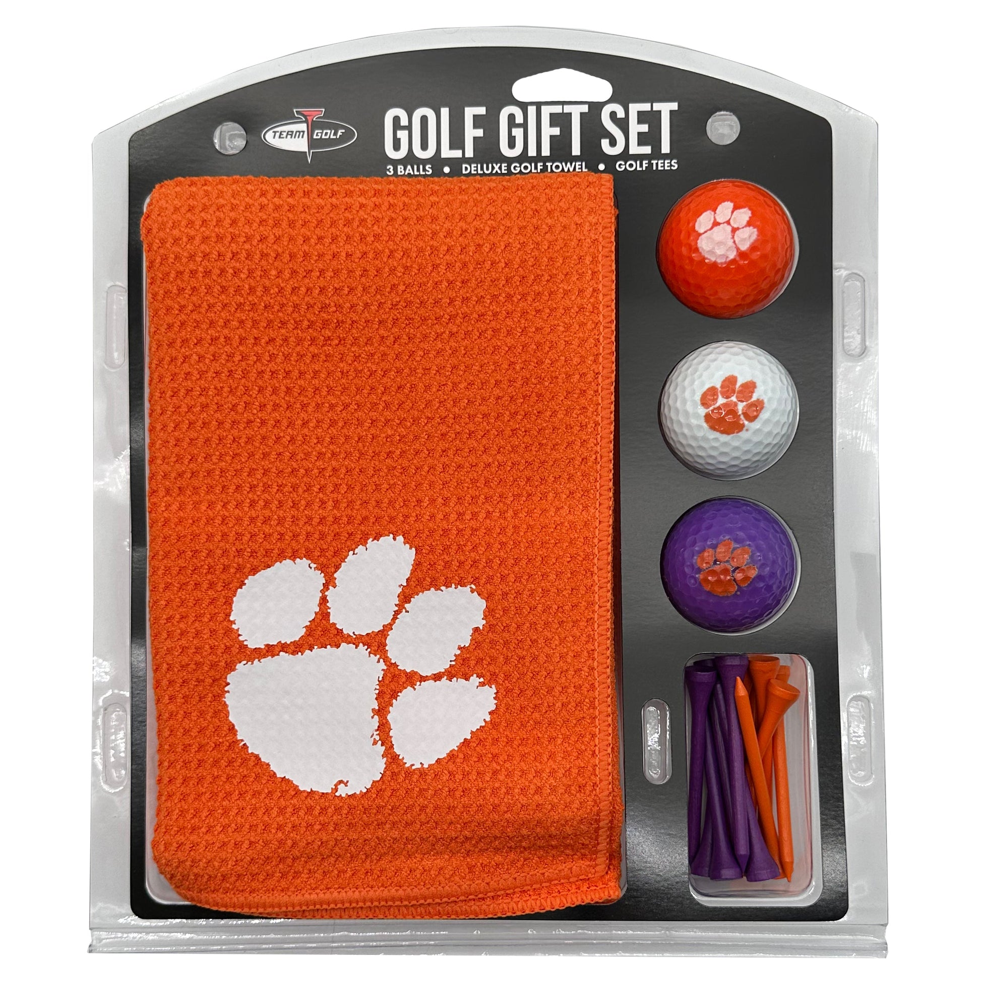 Clemson Tigers Microfiber Towel Golf Gift Set - Club Rehab