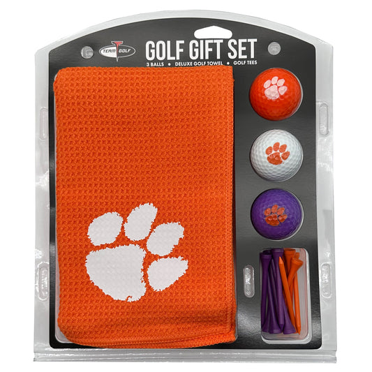 Clemson Tigers Microfiber Towel Golf Gift Set - Club Rehab