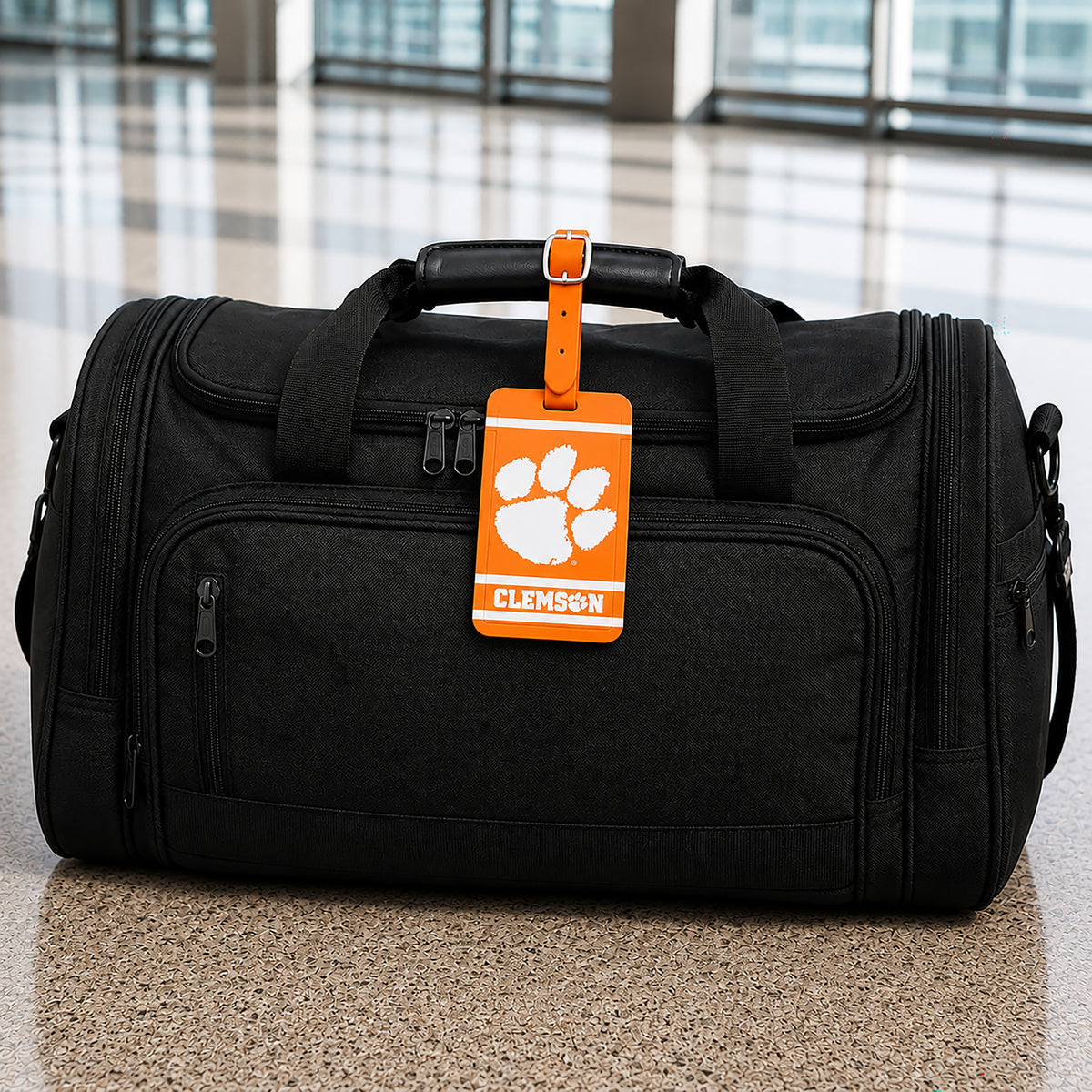Clemson Tigers plastic golf bag tag by Team Golf, product photo 5