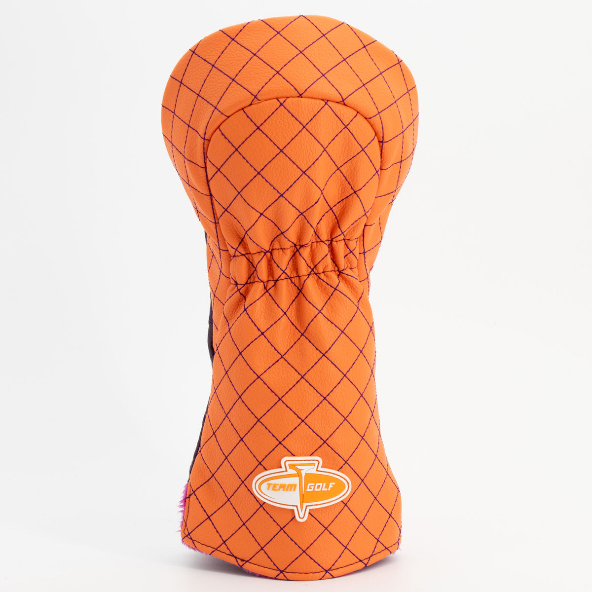 Clemson Tigers Split Quilted Driver Headcover, back view