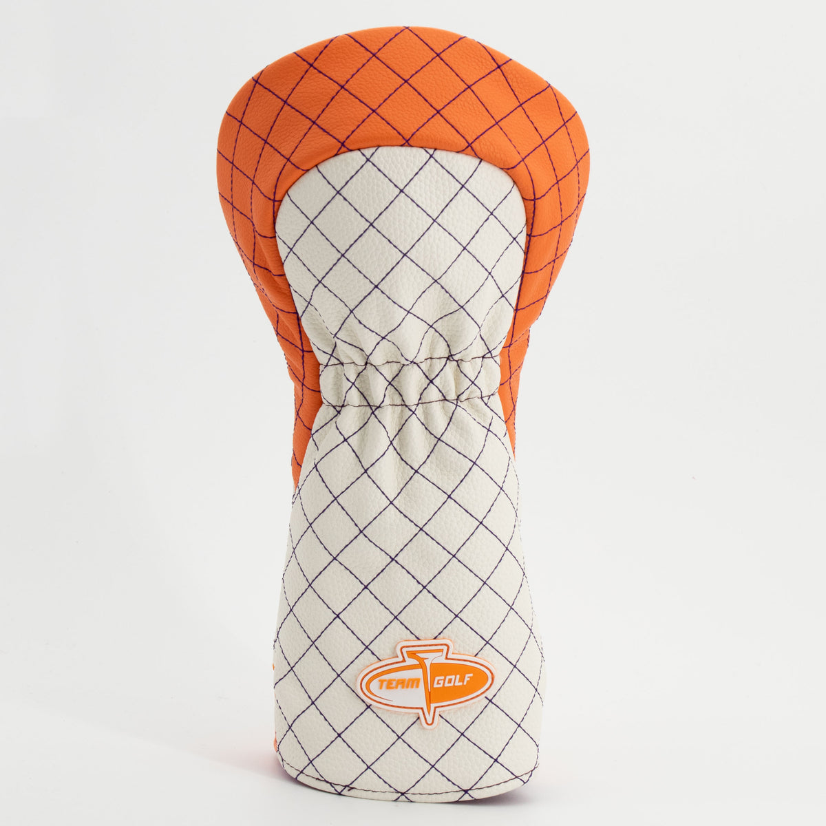 Clemson Tigers Striped Quilted Driver Headcover, back view