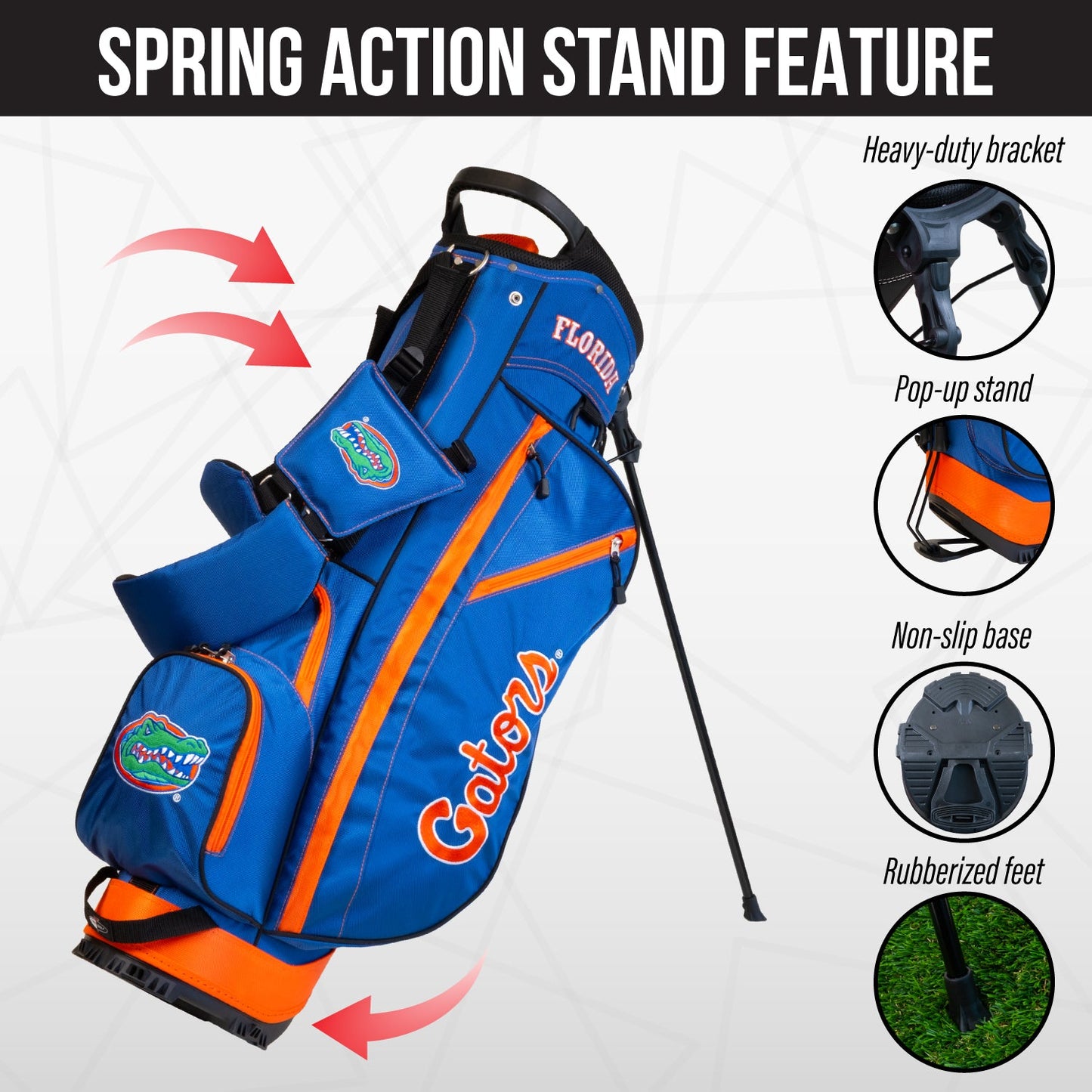 Florida Gators Fairway Stand Bag - Image 5 - Club Rehab