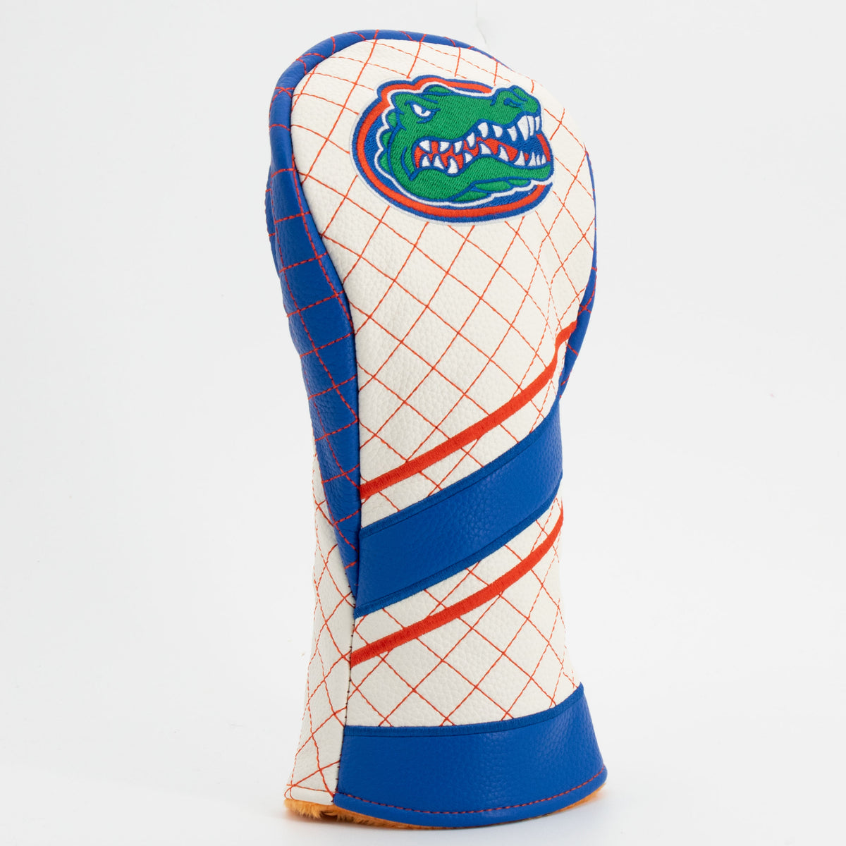 Florida Gators Striped Quilted Fairway Headcover, angled view