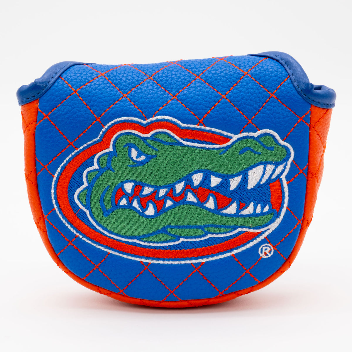 Florida Gators Solid Quilted Mallet Putter Cover, front view