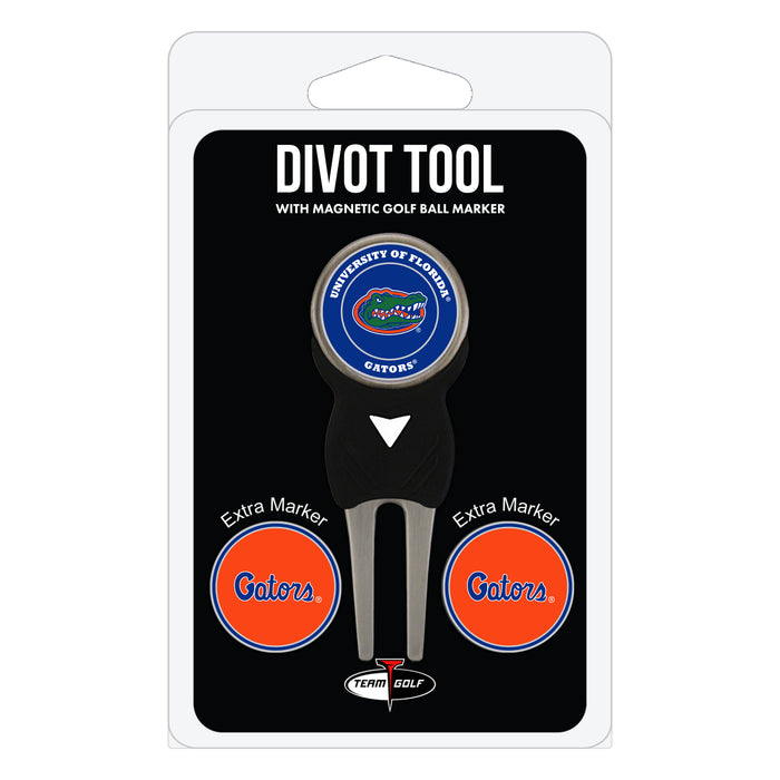 Florida Gators divot repair tool and three ball markers