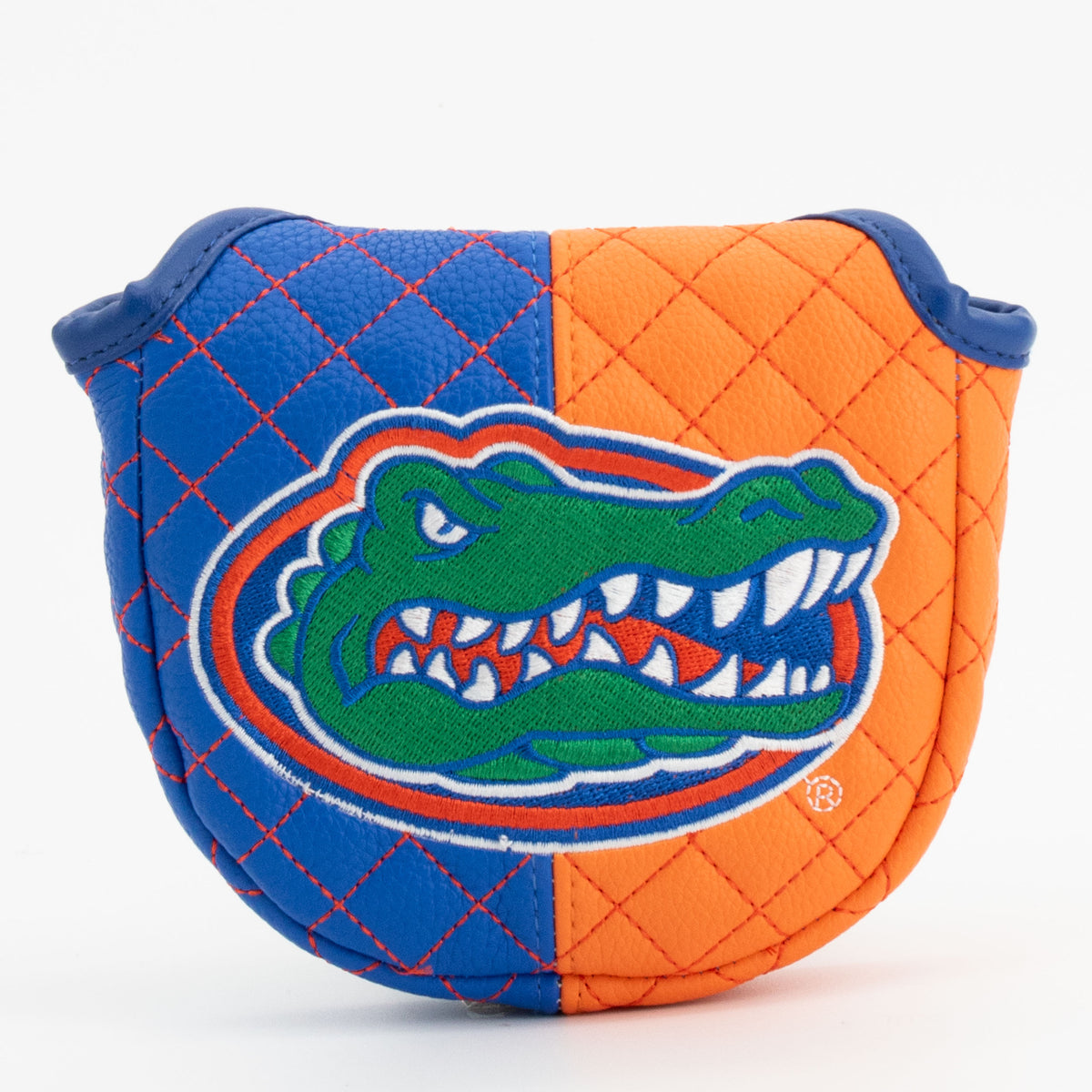 Florida Gators Split Quilted Mallet Putter Cover, front view