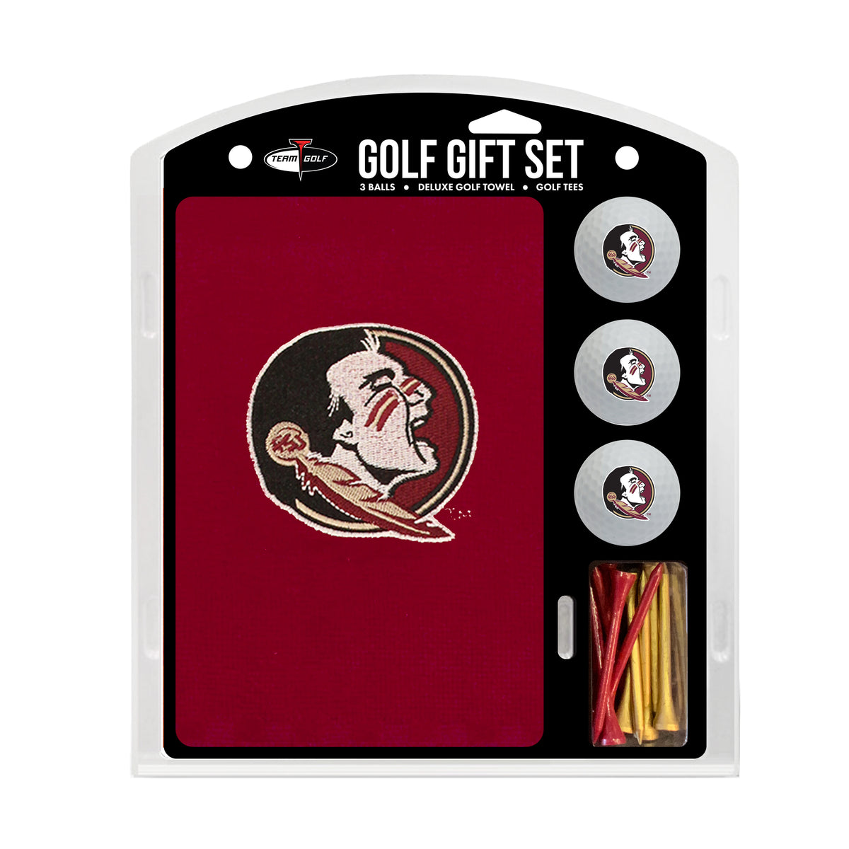 Florida State Seminoles Embroidered Towel Golf Gift Set