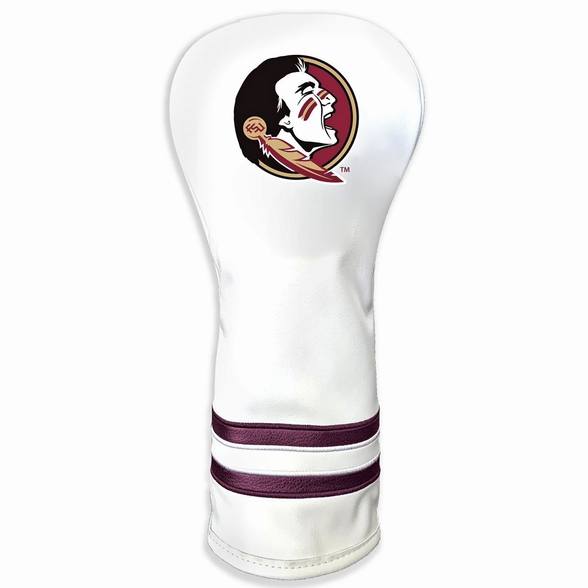 Florida State Seminoles vintage fairway white printed golf headcover
