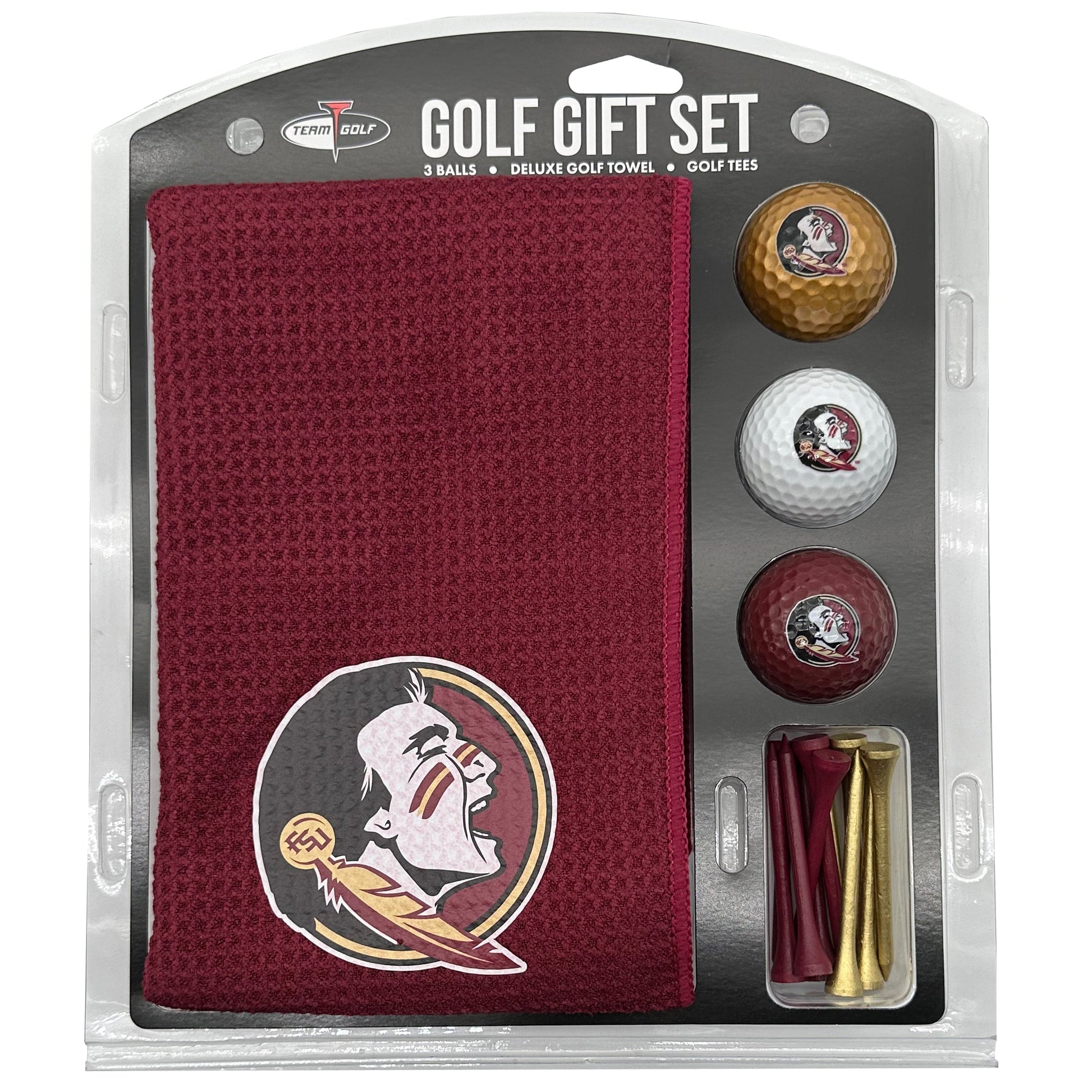 Florida State Seminoles Microfiber Towel Golf Gift Set - Club Rehab
