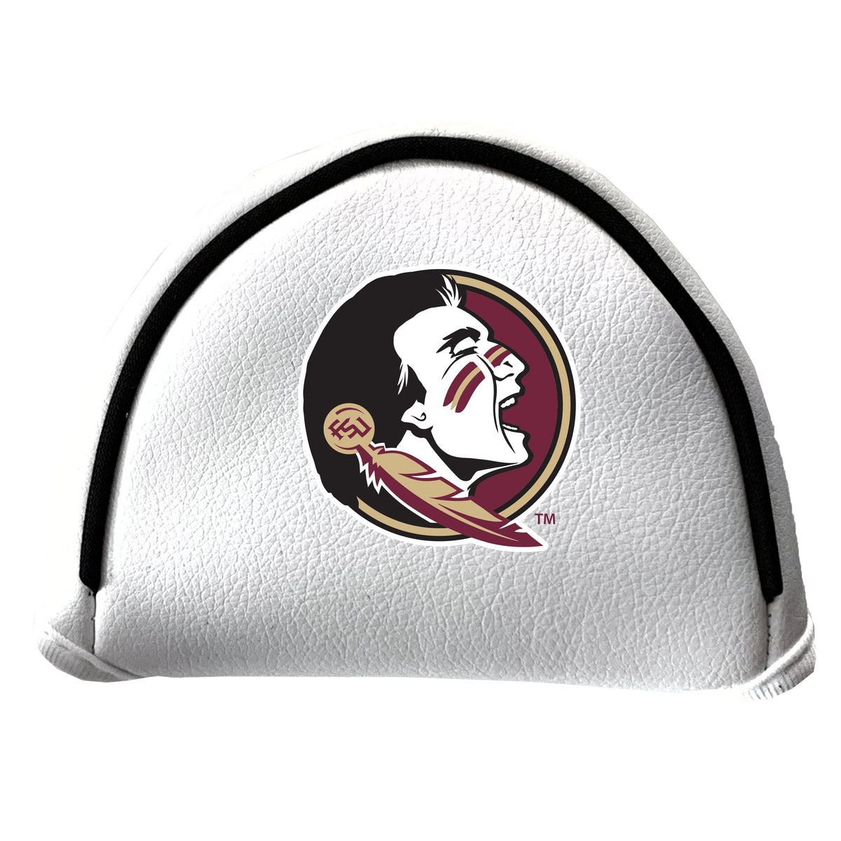 Florida State Seminoles Vintage White Printed Mallet Putter Headcover