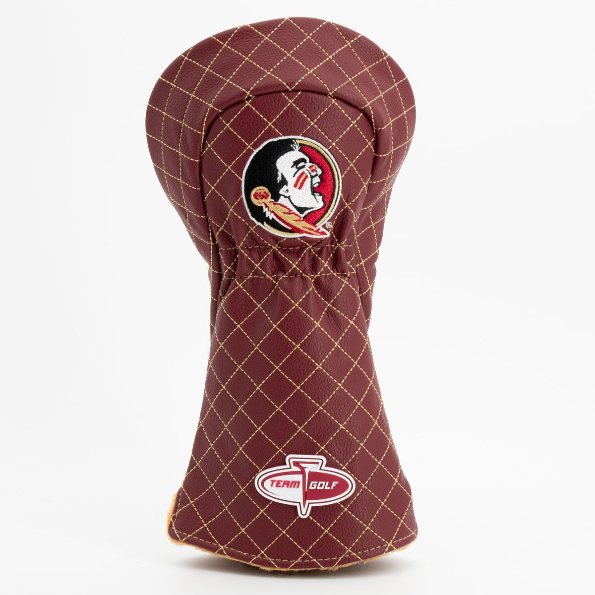Florida State Seminoles Solid Quilted Driver Headcover, back view