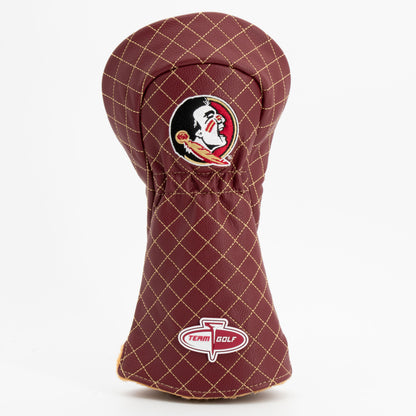 Florida State Seminoles Solid Quilted Driver Headcover, back view