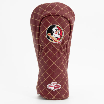 Florida State Seminoles Solid Quilted Fairway Headcover, back view