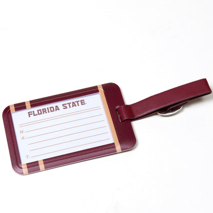 Florida State Seminoles plastic golf bag tag by Team Golf, product photo 2