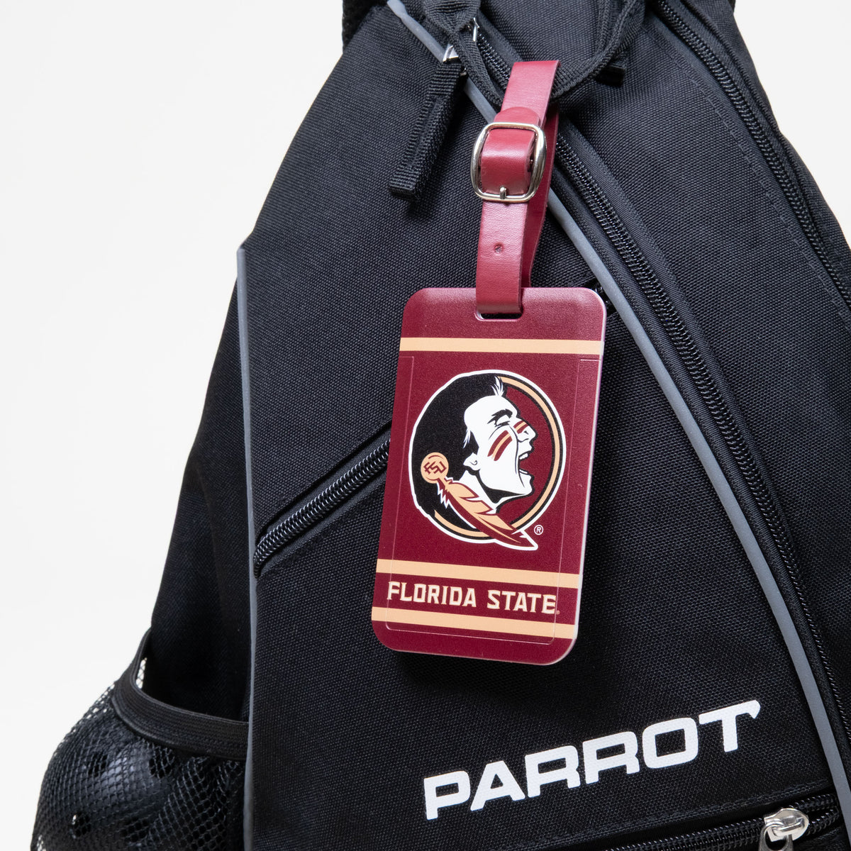 Florida State Seminoles plastic golf bag tag by Team Golf, product photo 3