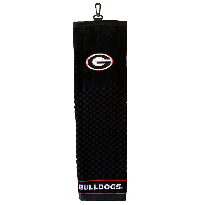 Georgia Bulldogs embroidered golf towel