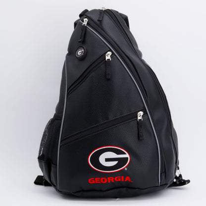 Georgia Bulldogs PU leather backpack by Team Golf, view 1