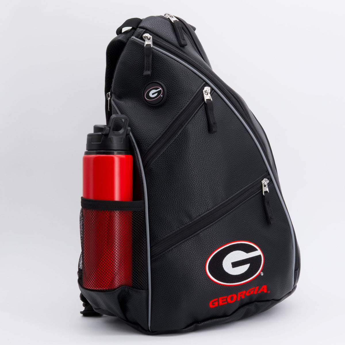 Georgia Bulldogs PU leather backpack by Team Golf, view 3