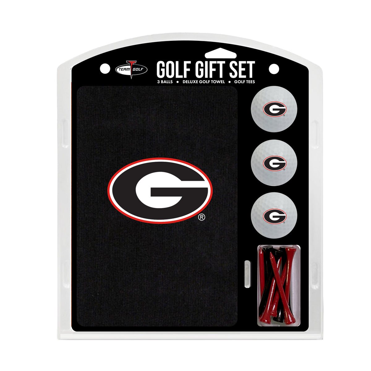 Georgia Bulldogs Embroidered Towel Golf Gift Set