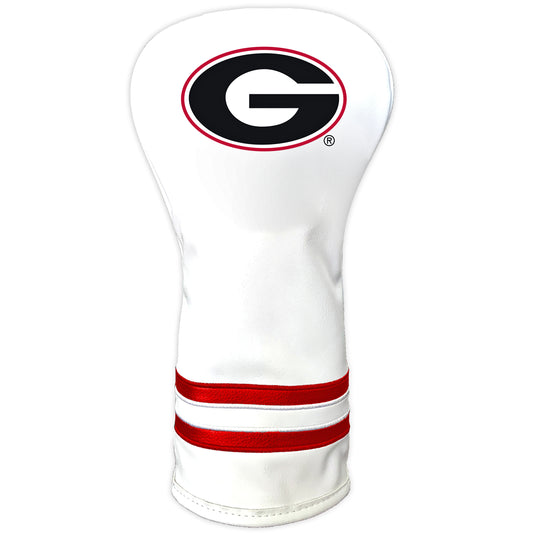 Georgia Bulldogs Vintage Golf Headcovers – White