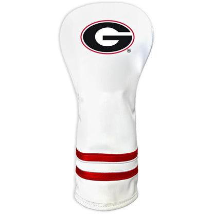 Georgia Bulldogs Vintage White Printed Fairway Headcover - golf headcover product images
