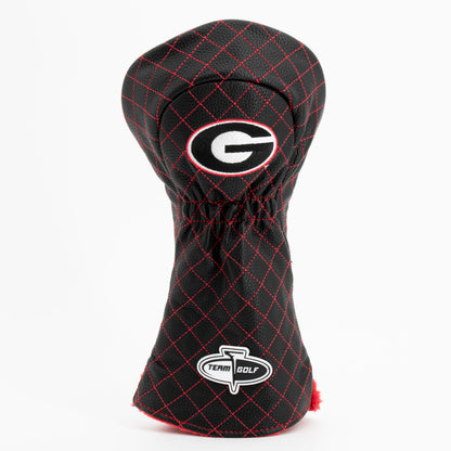 Georgia Bulldogs Solid Quilted Driver Headcover, back view