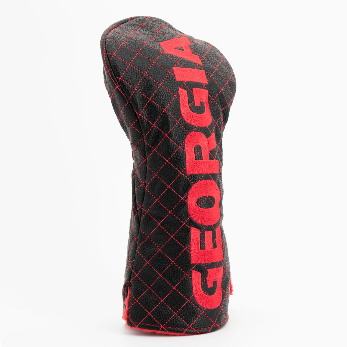 Georgia Bulldogs Solid Quilted Driver Headcover, angled view