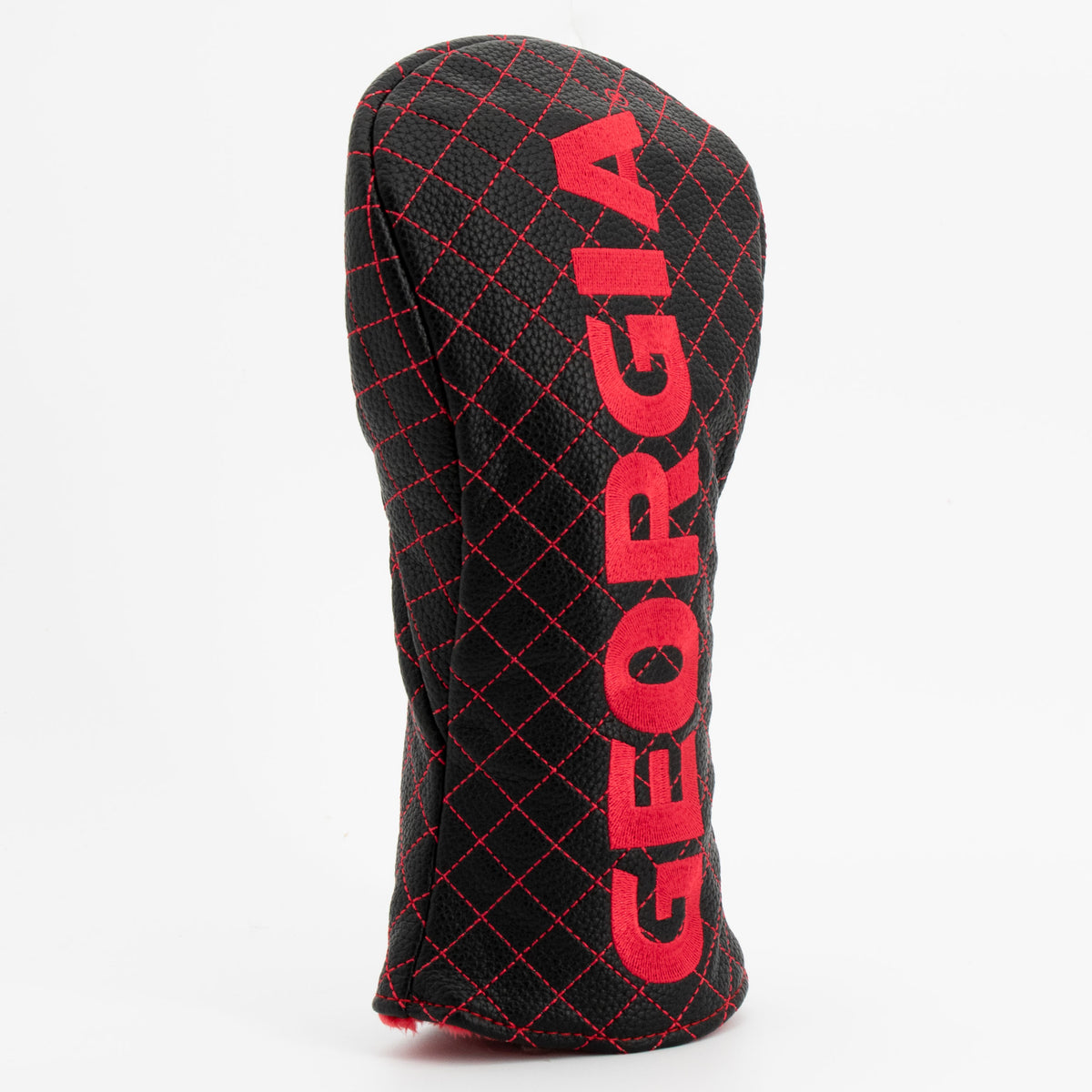 Georgia Bulldogs Solid Quilted Fairway Headcover, angled view